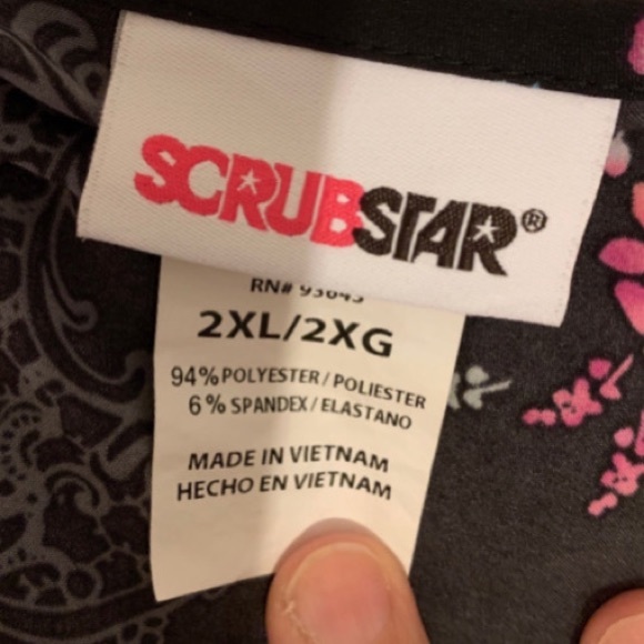 Scrubstar Other Plus Size Womens Scrub Top And Scrub Bottom Set